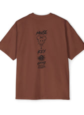 Smiley Mouse & Key - Oversized Tee
