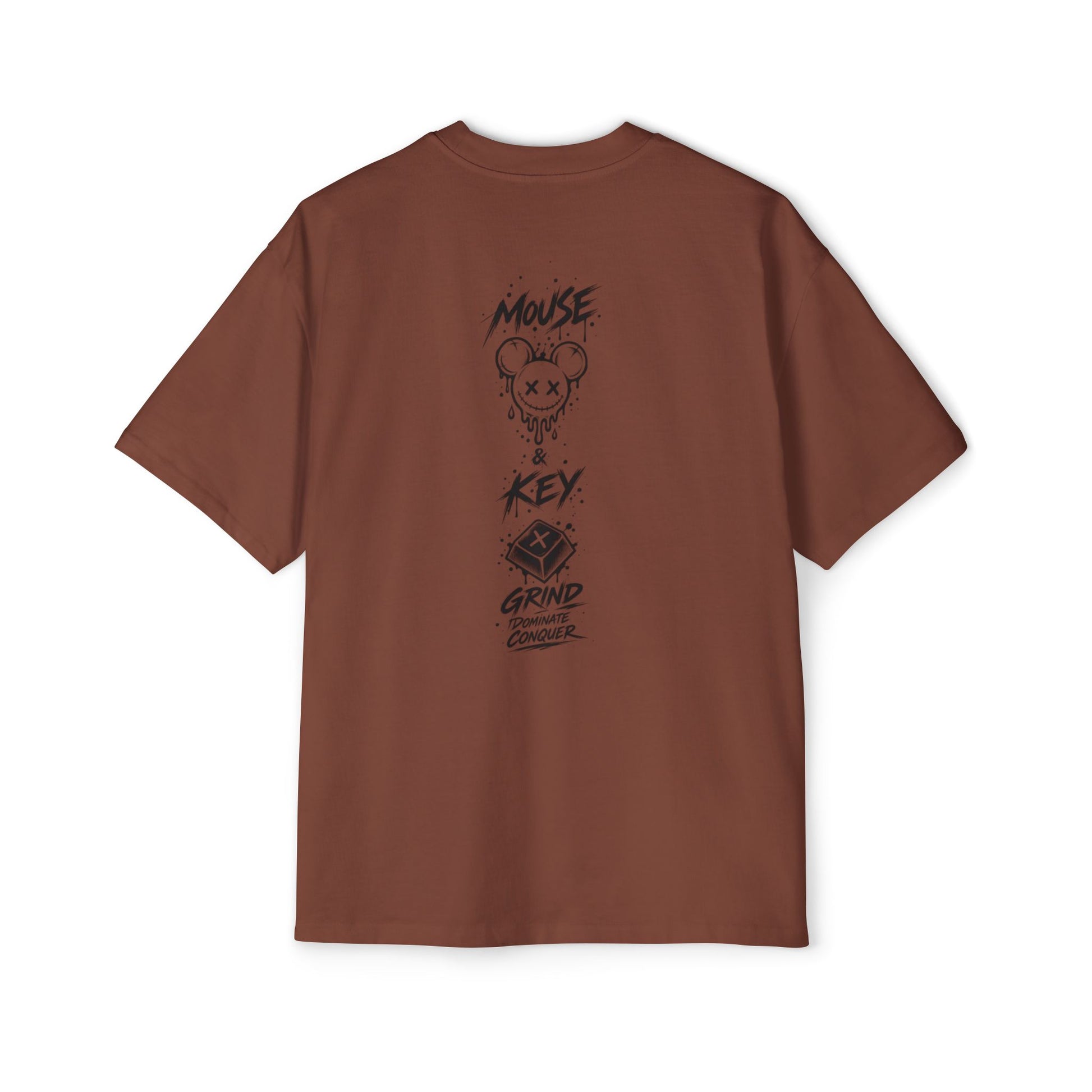 Smiley Mouse & Key - Oversized Tee