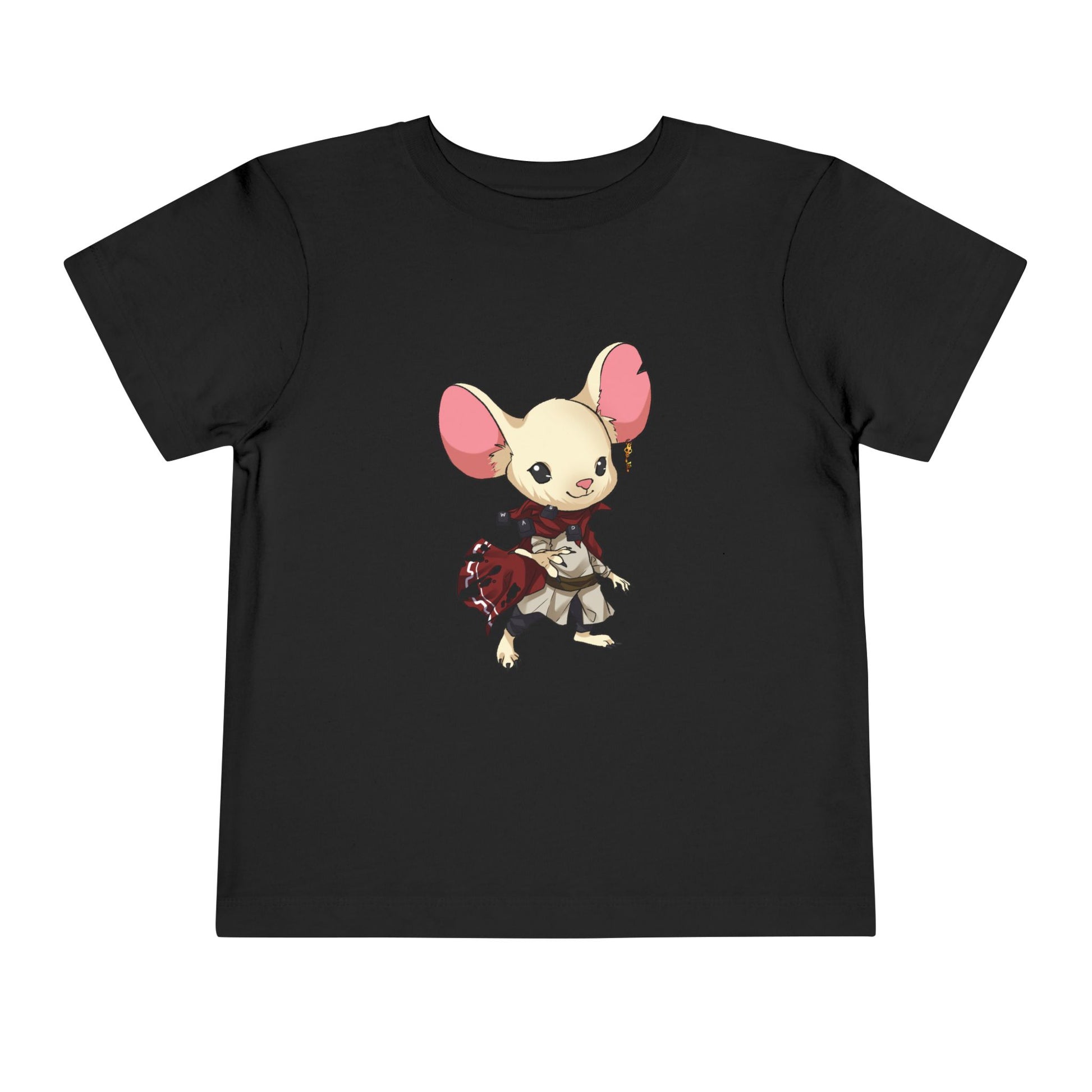 Toddler Tee — Cute Warrior Mouse Graphic Shirt