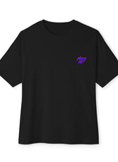 Front view of black oversized mental health awareness gaming shirt from the Mouse & Key Still Here Collection