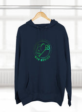Green M & K Gaming Emblem - Fleece Hoodie