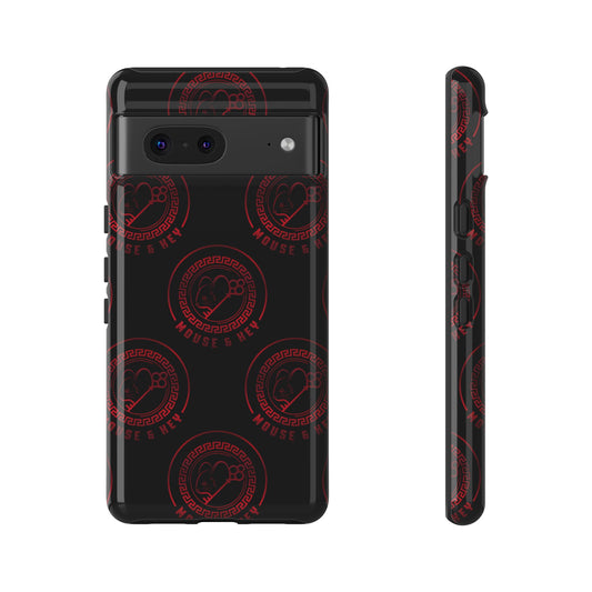 Phone Case —  Red Stamp M&K Logo Pattern