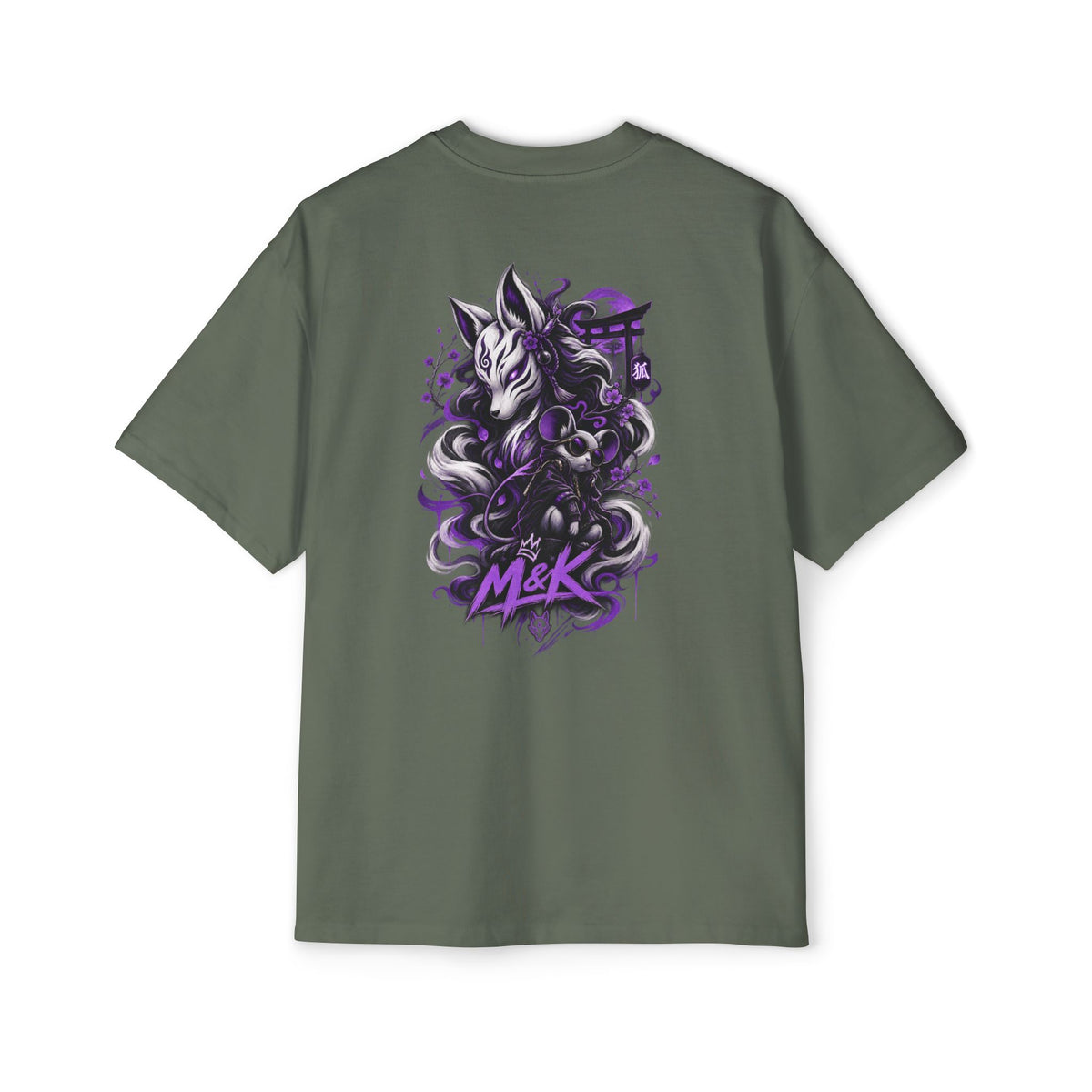 GK - Mouse & Kitsune - Oversized Tee