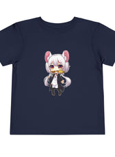 T-shirt pour tout-petit Mia Souris et Clavier - Motif Souris Chibi