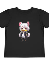 T-shirt pour tout-petit Mia Souris et Clavier - Motif Souris Chibi