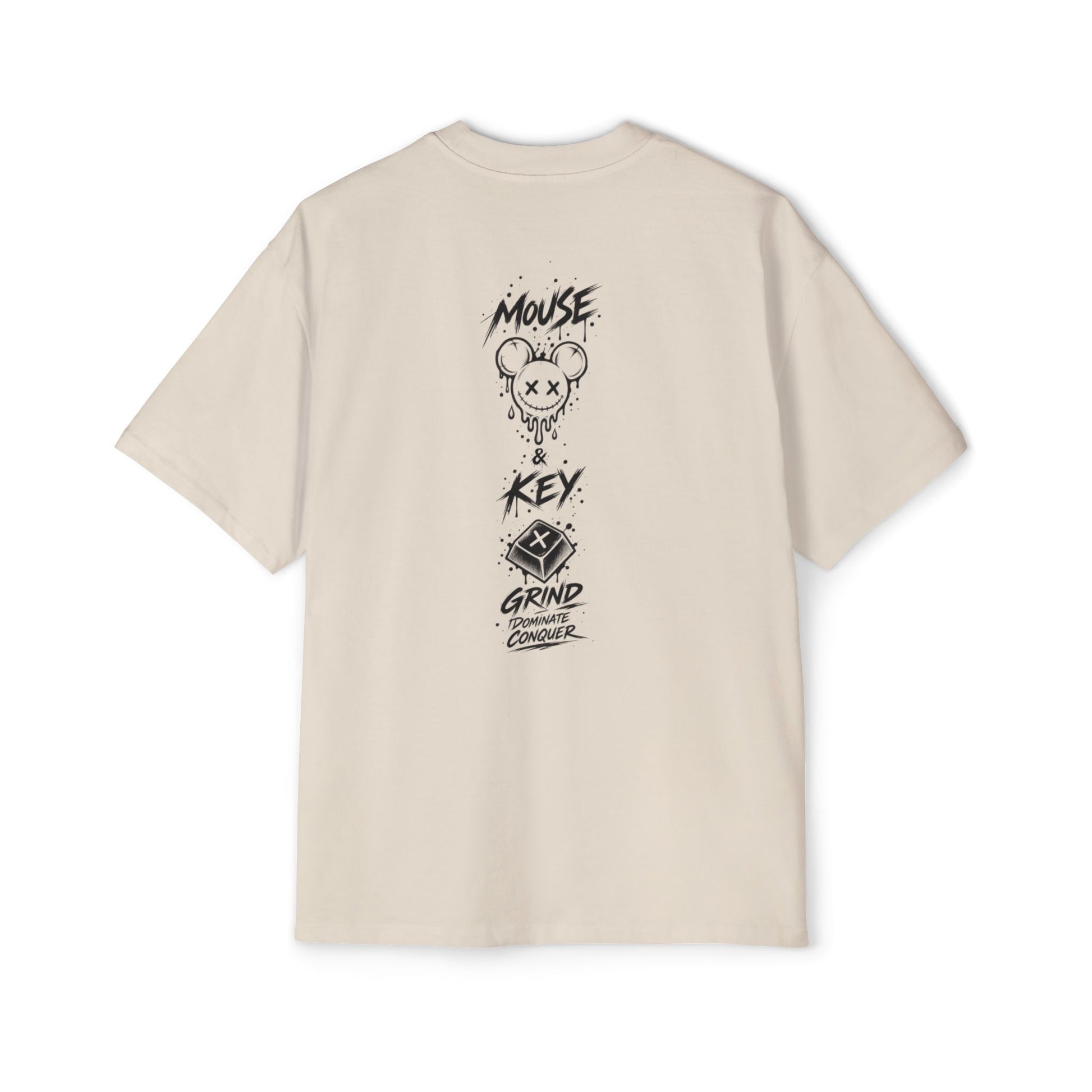 Smiley Mouse & Key - Oversized Tee