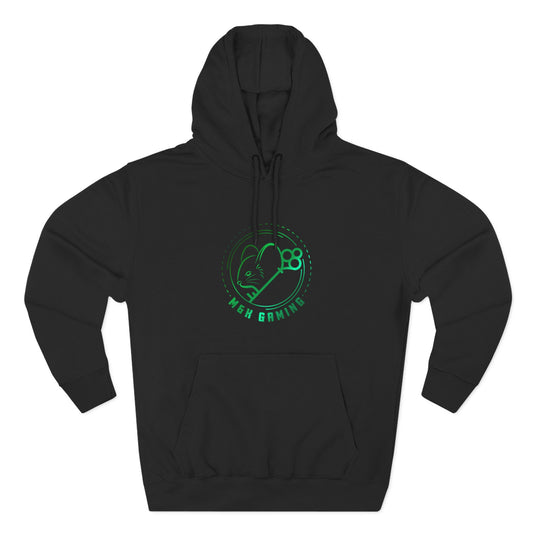 Green M & K Gaming Emblem - Fleece Hoodie
