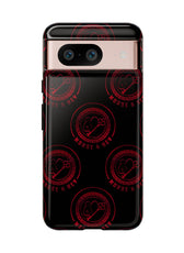 Coque de téléphone — Motif logo M&K à timbre rouge